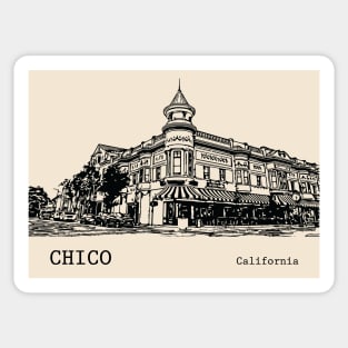 Chico California Sticker